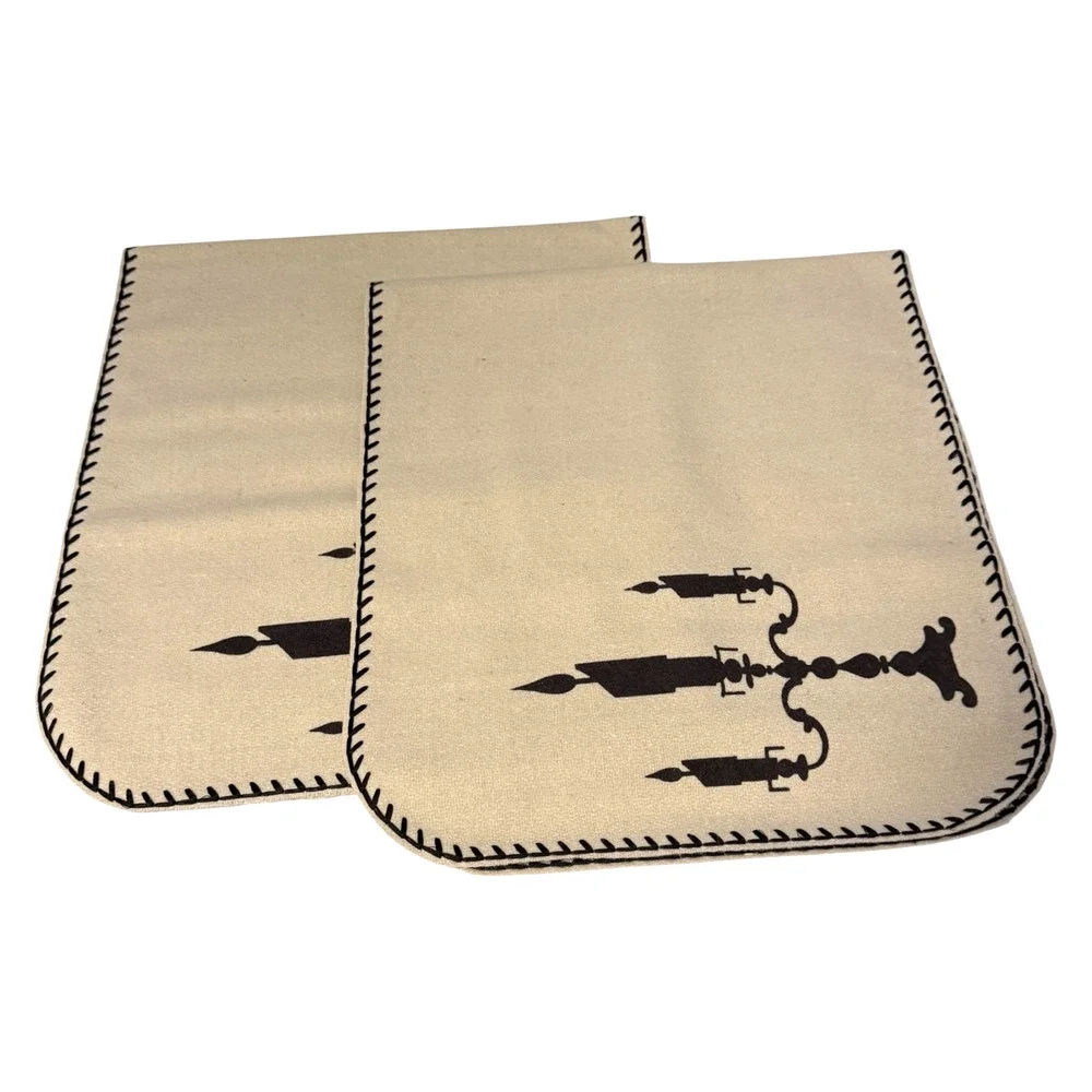VHC Halloween Table Runners 2 Favorite Haunt Candelabra Home Decor 13x30